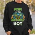 Womens Mom Of The Birthday Boy Matching Video Gamer Birthday Party Sweatshirt Gifts for Him
