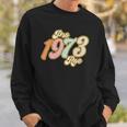 Womens Pro 1973 Roe Mind Your Own Uterus Retro Groovy Womens Sweatshirt Gifts for Him