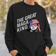 Womens The Great Maga King Trump Ultra Maga Sweatshirt Gifts for Him