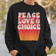 Womens Womens Rights Pro Choice Feminist Fashion Sweatshirt Gifts for Him