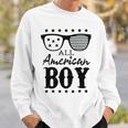 All American Boy 4Th Of July Boys Kids Sunglasses Family Sweatshirt Gifts for Him