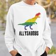 Allysaurus Ally Pride Gay Pride Lgbt Allysaurus Sweatshirt Gifts for Him