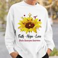 Brain Aneurysm Awareness Faith Hope Love Sweatshirt Gifts for Him