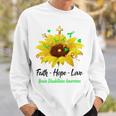 Brain Disabilities Awareness Faith Hope Love Sweatshirt Gifts for Him