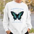 Butterfly On Grateful Wings I Fly Transplant Recipient Sweatshirt Gifts for Him