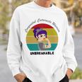 Congenital Cataracts Warrior Vintage Strong Women Grey Ribbon Congenital Cataracts Support Congenital Cataracts Awareness Sweatshirt Gifts for Him