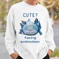 Cute Axolotl Facing Extinction Sweatshirt Gifts for Him