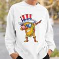 Dabbing Uncle Sam Taco 4Th Of July Kids Boys Girls Sweatshirt Gifts for Him