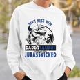 Daddysaurus Dad Husband Fathers Day Gift Matching Dinosaur Sweatshirt Gifts for Him