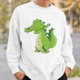 Dancing Alligator Gift Funny Dabbing Alligator Sweatshirt Gifts for Him