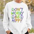 Donut Worry Be Happy Sweatshirt Gifts for Him