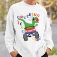 Easter Dinosaur Happy Eastrawr Easter Saurus Rex Sweatshirt Gifts for Him