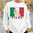 Ficko Italian Hand Sign Sweatshirt Gifts for Him