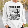 Fishing Dad Knows Everything Old Man Sweatshirt Gifts for Him