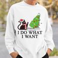 Funny Black Cat Funny Christmas Toilet 635 Shirt Sweatshirt Gifts for Him