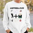 Funny Coolgiftcute Coffee Jazz Jazzmusiccoffeejazz Loverjazz Musicnashvillevintageguitar Sweatshirt Gifts for Him