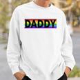Funny Pride Daddy Proud Gay Lesbian Lgbt Gift Fathers Day Sweatshirt Gifts for Him