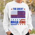 Funny The Return Of The Ultra Maga King Flag Gift Sweatshirt Gifts for Him