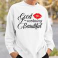 Good Morning Beautiful Sweatshirt Gifts for Him