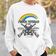 Lgbtq July 4Th American Flag Rainbow Proud Veteran Sweatshirt Gifts for Him