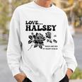 Love Halsey Roses Are Red My Heart Is Blue Sweatshirt Gifts for Him