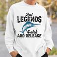 Loving Fish Reel Legends Catch And Release Sweatshirt Gifts for Him