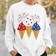 Memorial Day 4Th Of July Holiday Patriotic Ice Cream Sweatshirt Gifts for Him