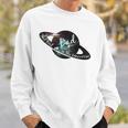 Mens Best Dad In The Universe Fathers Day - Space Nebula Gift Sweatshirt Gifts for Him