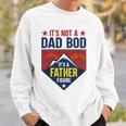 Mens Its Not A Dad Bod Its A Father Figure Dad Joke Fathers Day Sweatshirt Gifts for Him
