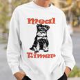 Miniature Schnauzer At Home Meal Timer Multi Tasking Dog Sweatshirt Gifts for Him