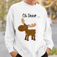 Oh Deer Cute Deer Save Wildlife Sweatshirt Gifts for Him