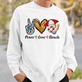 Peace Love Beach Summer Vacation 184 Shirt Sweatshirt Gifts for Him