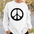 Peace Sign Minimalist Simple Sixties Lover 60S Retro  V2 Sweatshirt Gifts for Him
