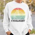 Penny Farthing Cycologist Funny Vintage Biking Cyclogist Cyclist Cycling Road Bike Mtb Sweatshirt Gifts for Him