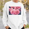 Pink Roses In Garden Sweatshirt Gifts for Him