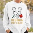 Pitbull Love I Love My Cute Pitbull 785 Shirt Sweatshirt Gifts for Him