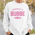 Promoted To Bubbe Baby Reveal Gift Jewish Grandma Sweatshirt Gifts for Him