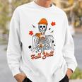 Skeleton It’S Fall Y’All Thanksgiving Funny Autumn Halloween Sweatshirt Gifts for Him