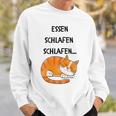 Sleepy Cat Sweatshirt Gifts for Him