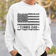 Vintage Tennis Dad America Us Flag Patriot Funny Gift Sweatshirt Gifts for Him