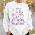 Womens 60Th Birthday July 1962 For Women Her 60 Years Old Awesome Sweatshirt Gifts for Him