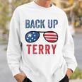 Womens Back Up Terry Put It In Reverse Fireworks Funny 4Th Of July V-Neck Sweatshirt Gifts for Him