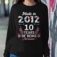 10 Years Old Gifts 10Th Birthday Born In 2012 Women Girls V2 Sweatshirt Gifts for Her