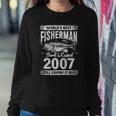 15 Years Old Fisherman Born In 2007 Fisherman 15Th Birthday Sweatshirt Gifts for Her
