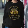 1983 August Birthday Gift 1983 August Limited Edition Sweatshirt Gifts for Her