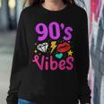 90S Vibes 90S Music Party Birthday Lover Retro Vintage Sweatshirt Gifts for Her