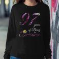 97 Years Old Awesome Floral 1925 97Th Birthday Gift Sweatshirt Gifts for Her