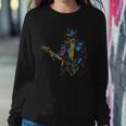 Abstract Art Musician Music Band Bass Player Sweatshirt Gifts for Her