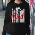 All American Dad Retro 4Th Of July Cool & Funny Melanin Art Sweatshirt Gifts for Her