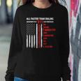 All Faster Than Dialing 911 American Flag Gun Lover Usa Flag Sweatshirt Gifts for Her